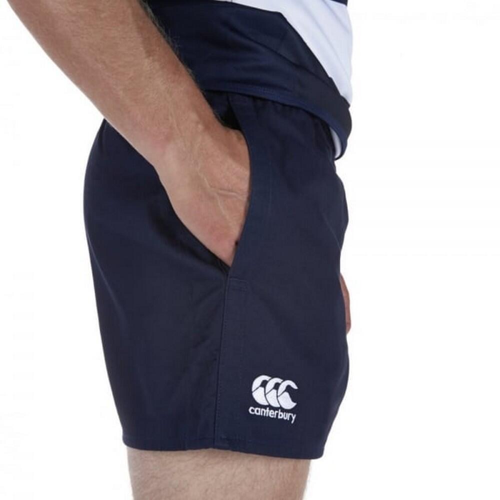 Mens Professional Cotton Rugby Shorts (Navy) 3/3