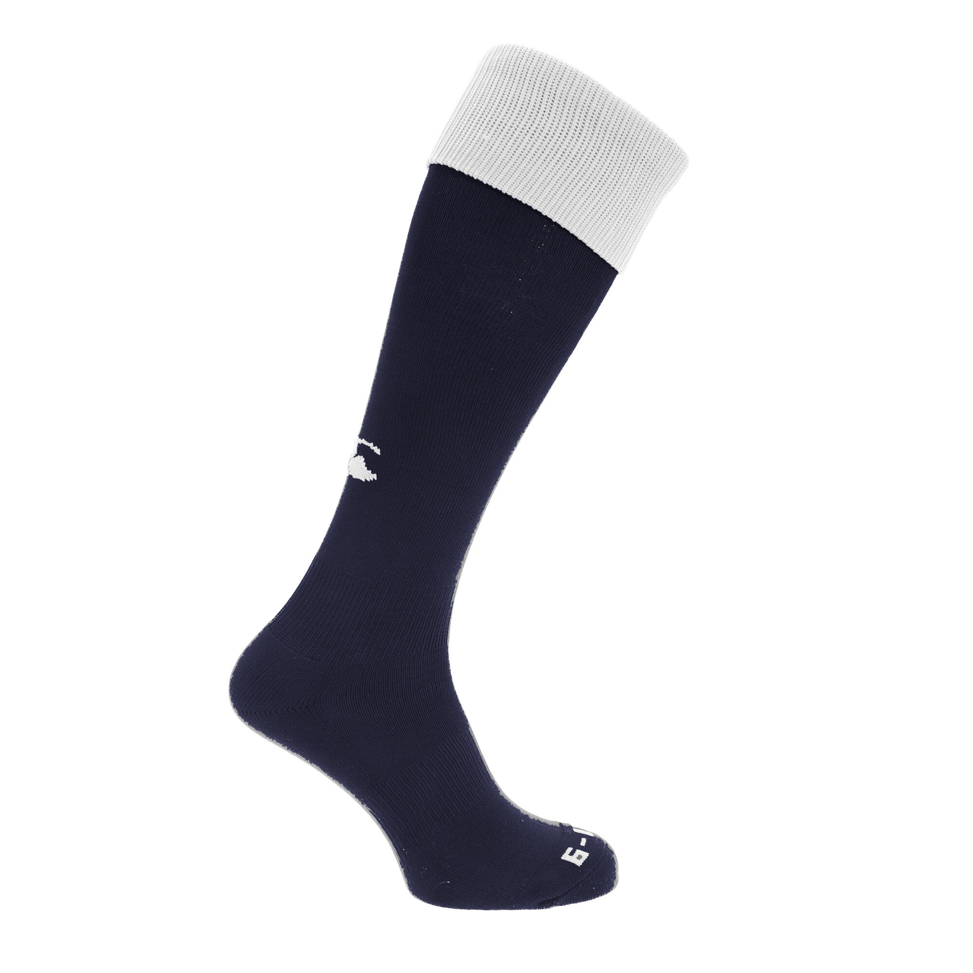 Mens Playing Cap Rugby Sport Socks (Navy/White) 1/3