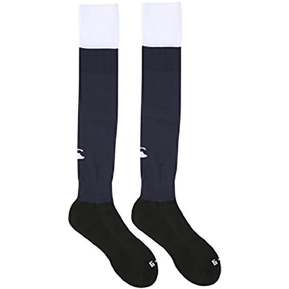 Mens Playing Cap Rugby Sport Socks (Navy/White) 3/3