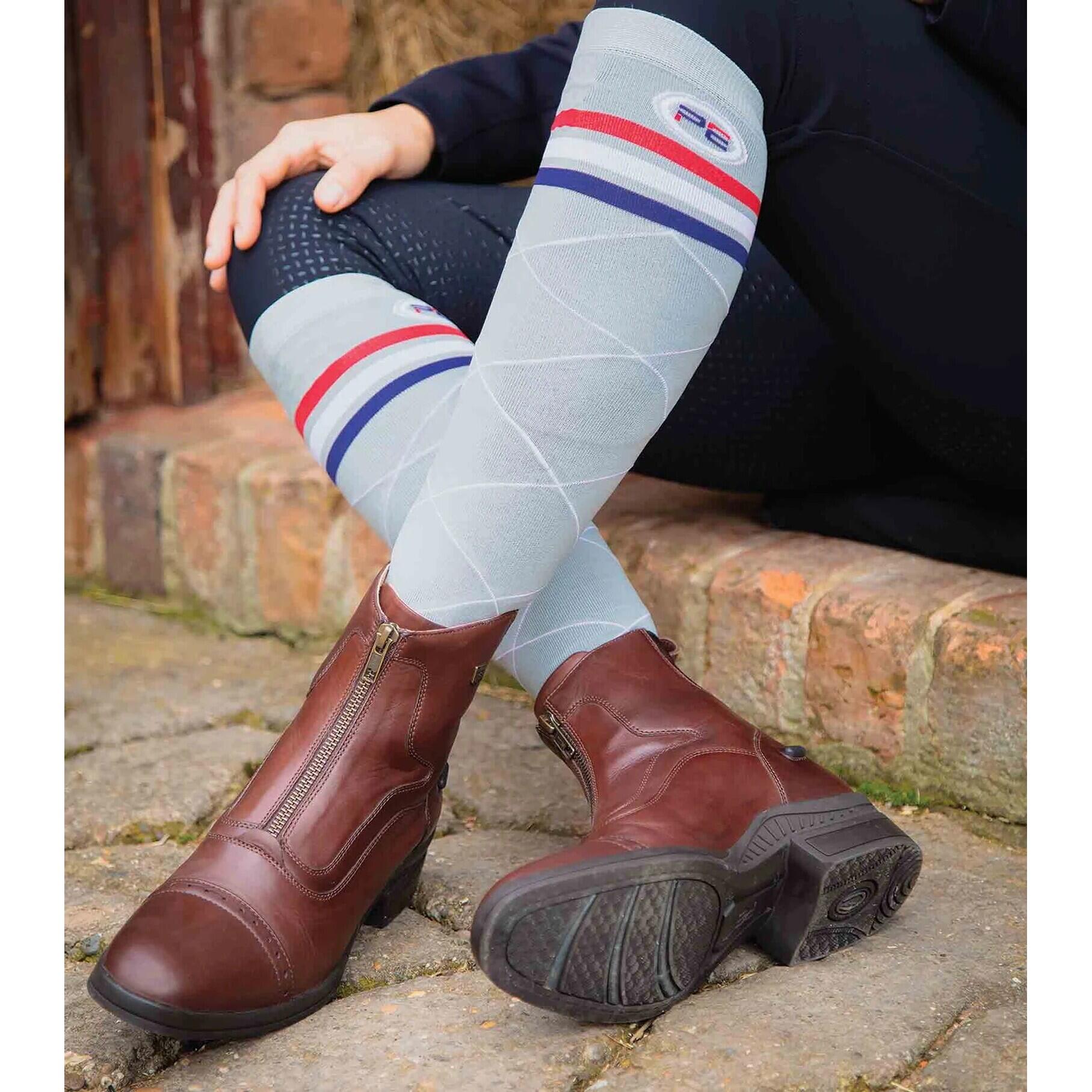 Lot de 2 paires de chaussettes équitation enfant Premier Equine 4 Season 4/4