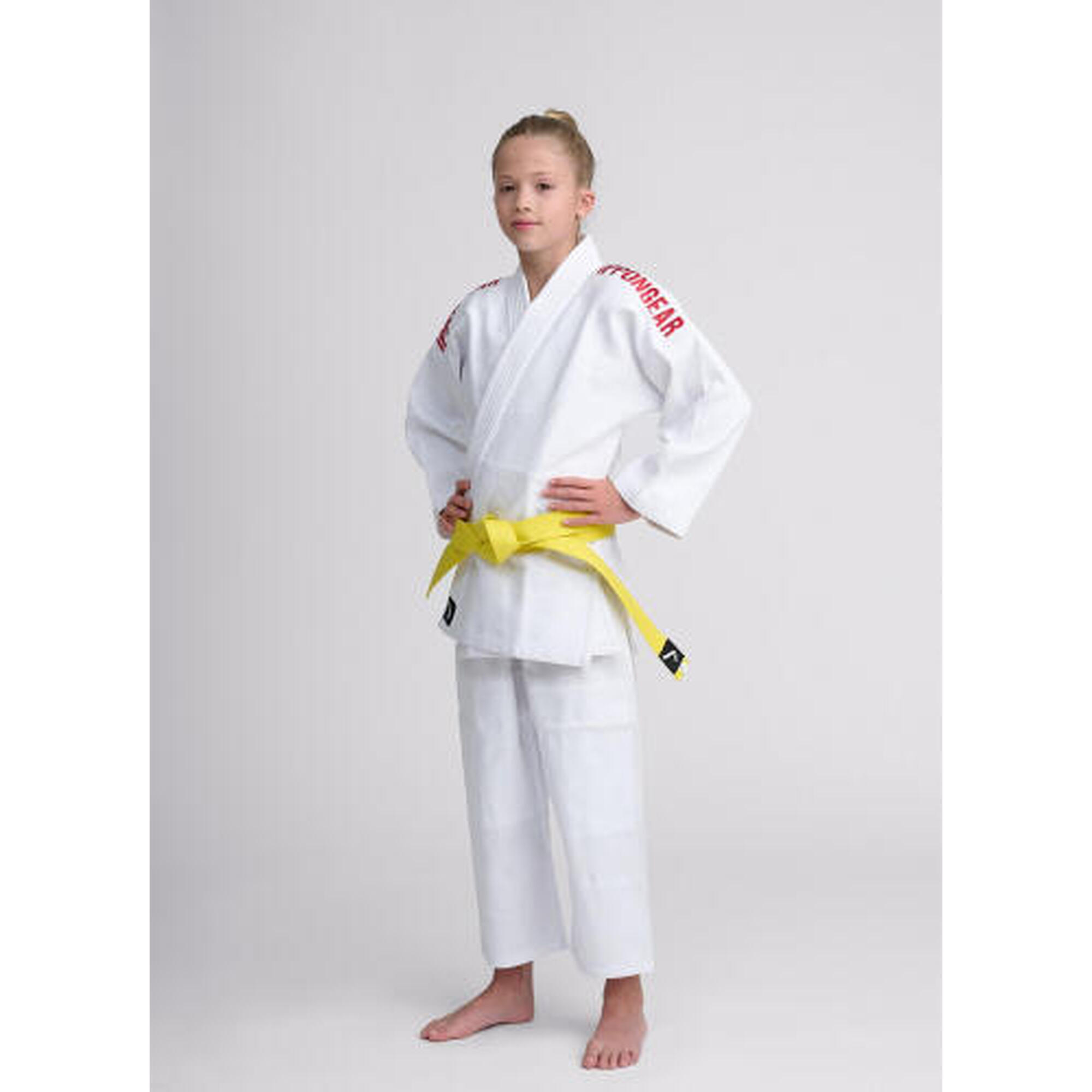 Kimono Judo KIDS Ippon Gear GI NXT cu broderie - Rosu