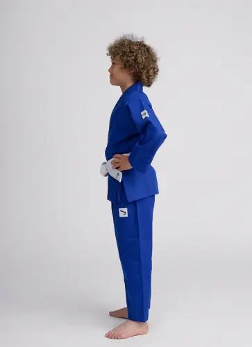 Kimono Judo Ippon Gear Beginner 2 Albastru Junior 3/6