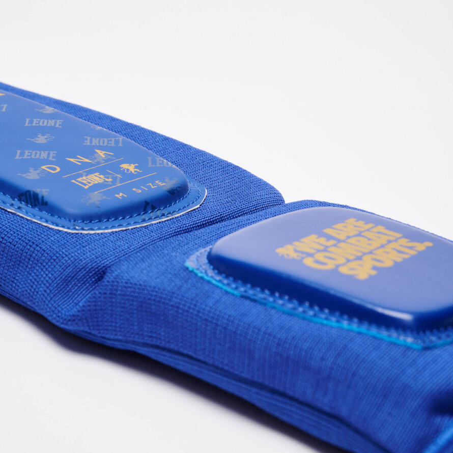Leone1947 Caneleiras DNA Kickboxing azul XL 5/7