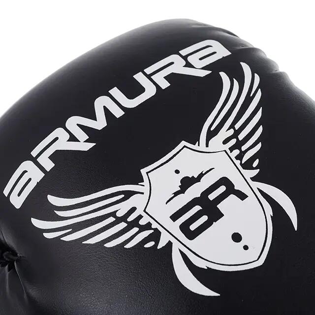 Mănuși de box ARMURA Dominator 2.0 Negre 6/7