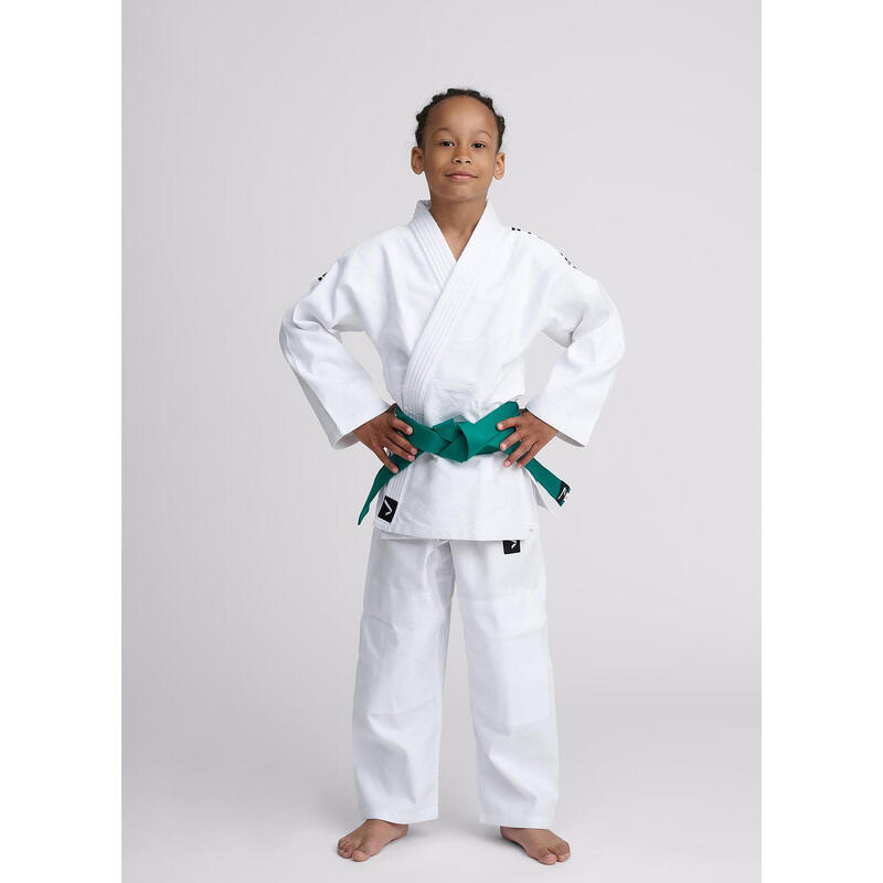 Kimono Judo KIDS Ippon Gear GI NXT cu broderie - Negru