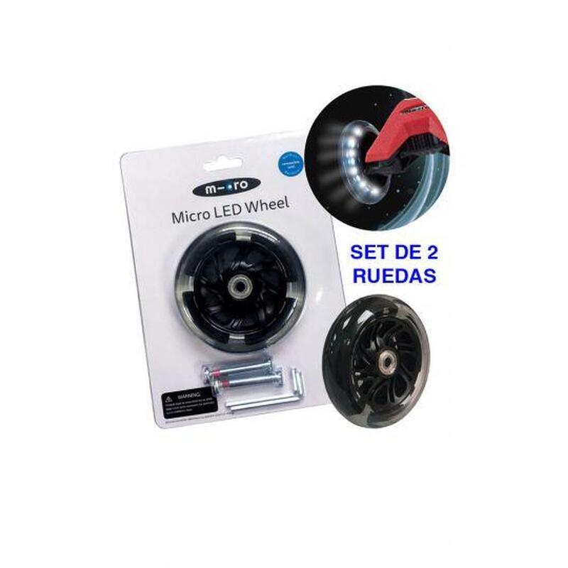 Ruedas Led para Patinete Maxi Micro 120mm