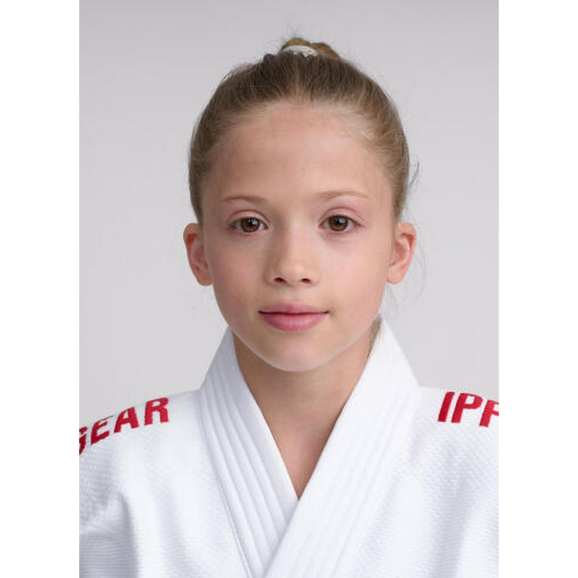 Kimono Judo KIDS Ippon Gear GI NXT cu broderie - Rosu