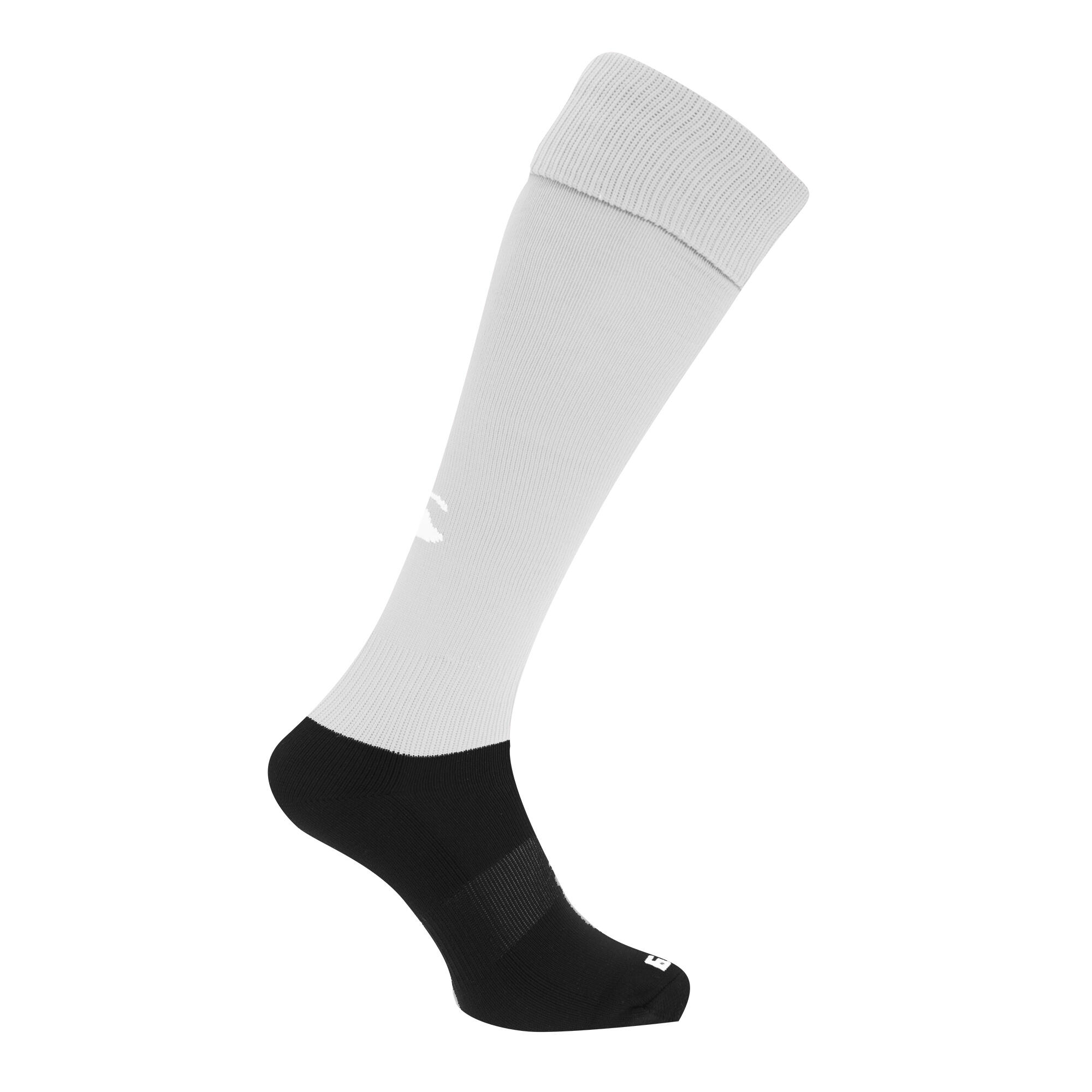 Mens Playing Rugby Sport Socks (White) 1/3