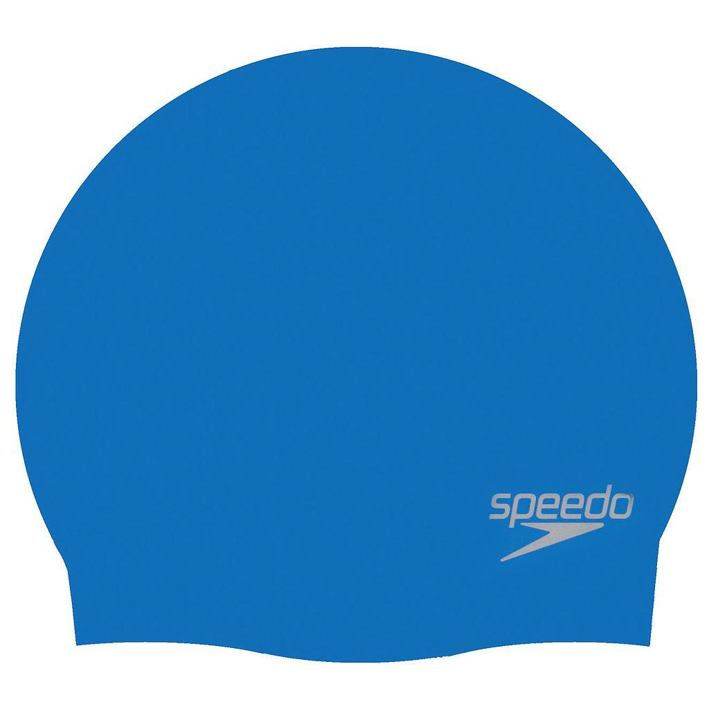 Unisex Adult 3D Silicone Swim Cap (Blue) 1/3