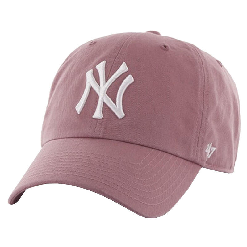 Női baseball sapka, 47 Brand New York Yankees MLB Clean Up Cap, rózsaszín