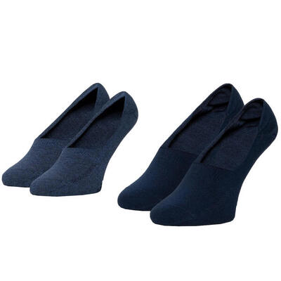 Footies sneakersokken met logo print – navy – 35-38