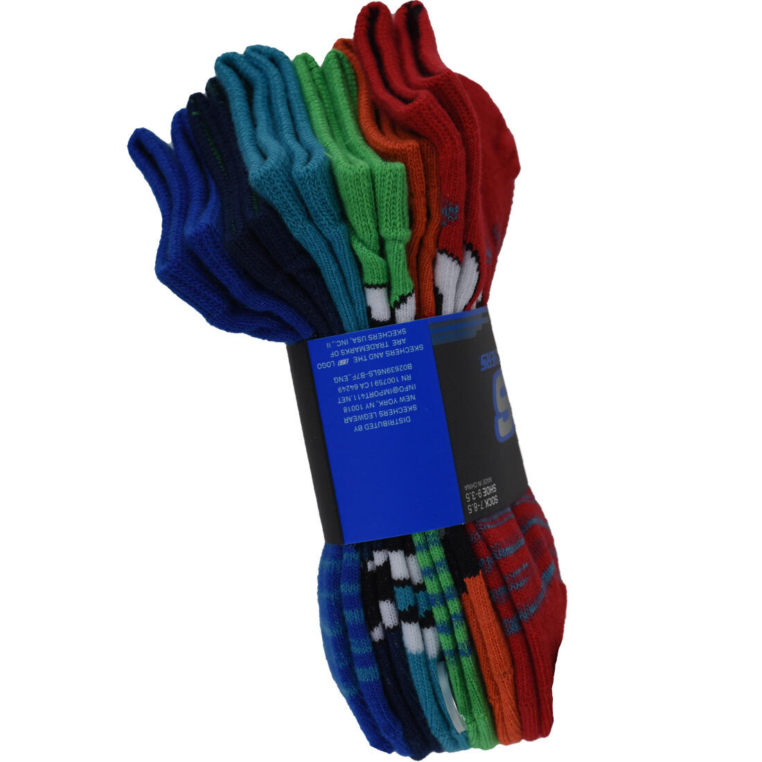 Chaussettes pour garçons Skechers 6pk Boys Non Terry Low Cut Socks 3/3