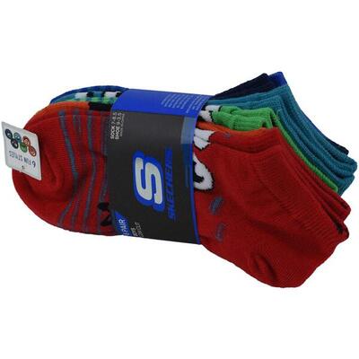 Sokken voor jongens skechers 6pk boys non terry low cut socks