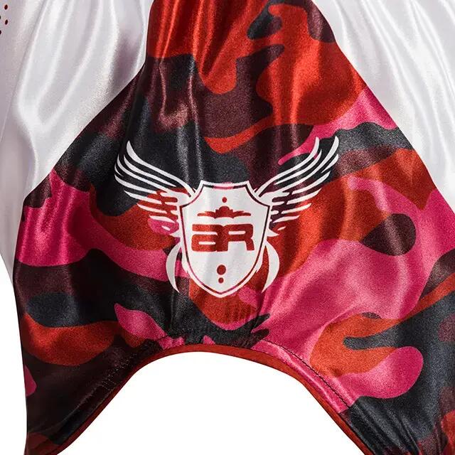 Short Kickboxing ARMURA Urban Camo Rosu 4/6