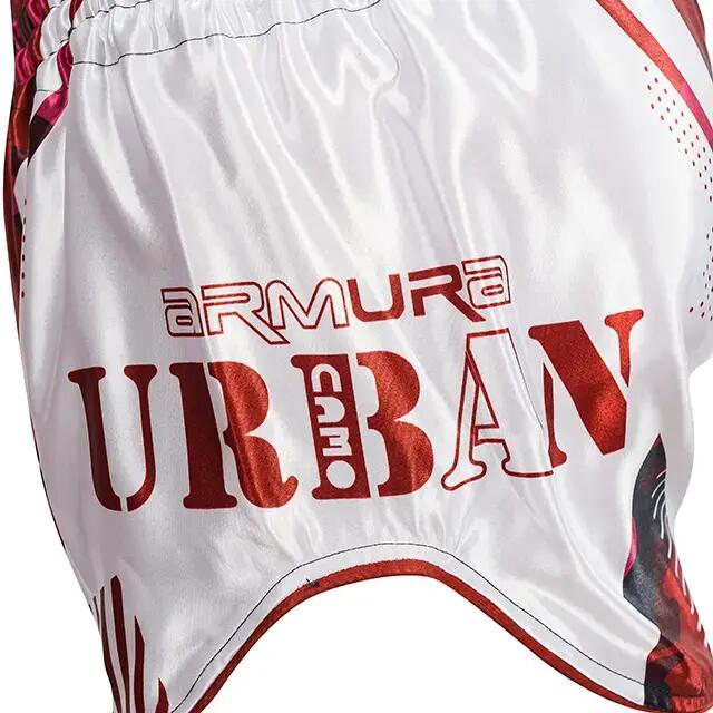 Short Kickboxing ARMURA Urban Camo Rosu 5/6