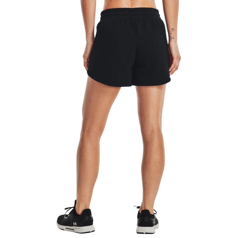 Női rövidnadrág, Under Armour Rival Fleece Short, fekete