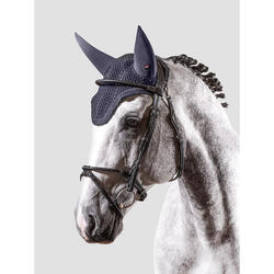 Bonnet anti-mouches pour cheval insonorisé Equiline