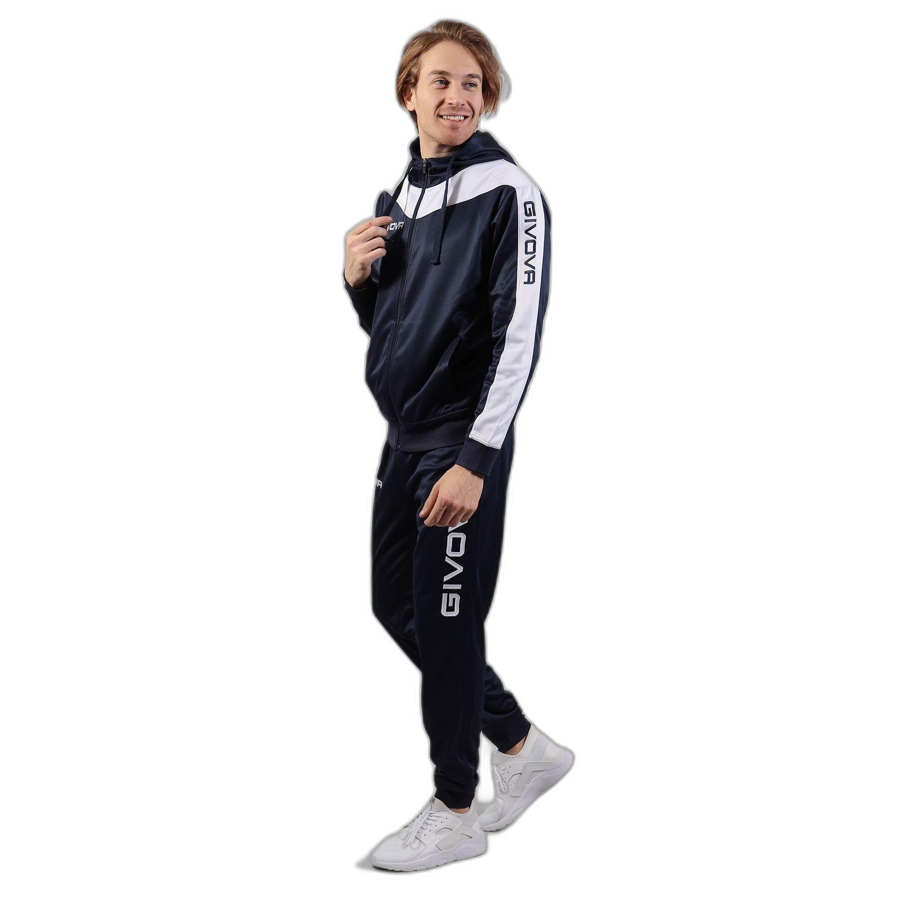 Trainingsanzug mit Fleece-Kapuze Givova Roma 2/2