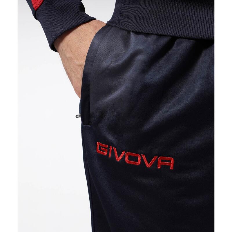 Tute complete uomo givova rosso/blu
