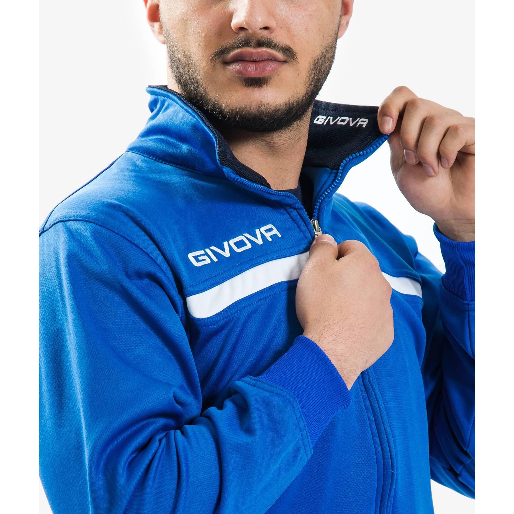TUTA complete uomo givova azzurro/blu 3/5