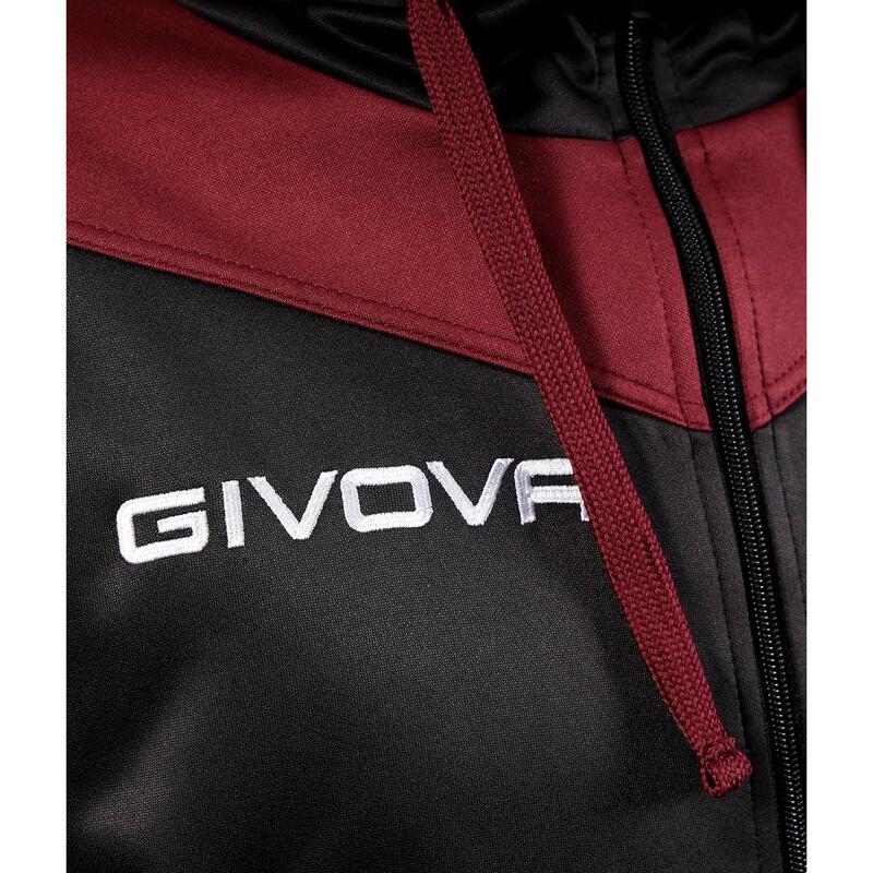 Tute complete uomo givova nero/granata