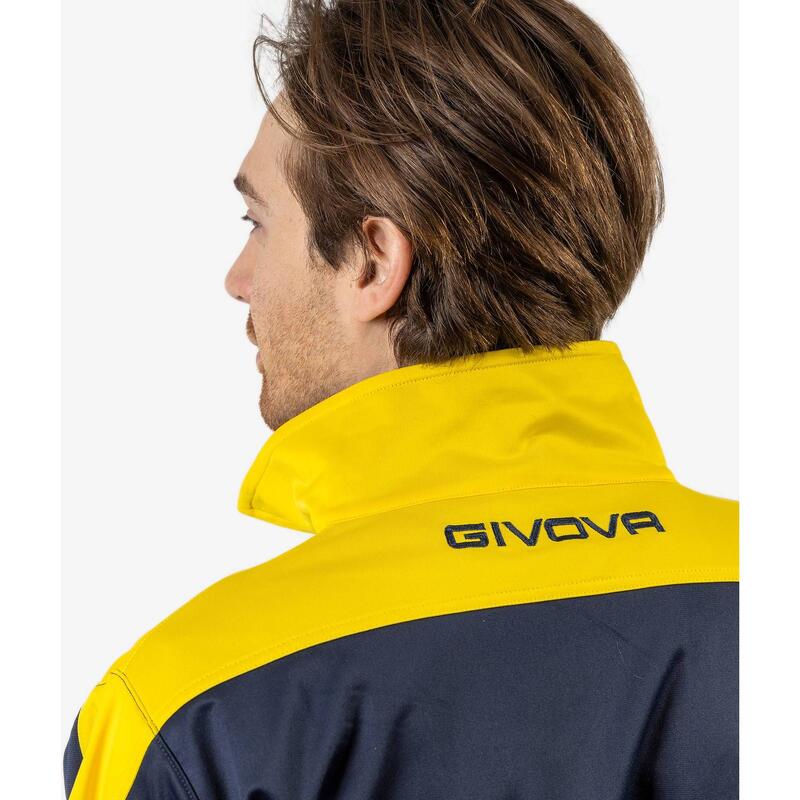 Givova Roma unisex melegítő szett kék-sárga, 2 részes