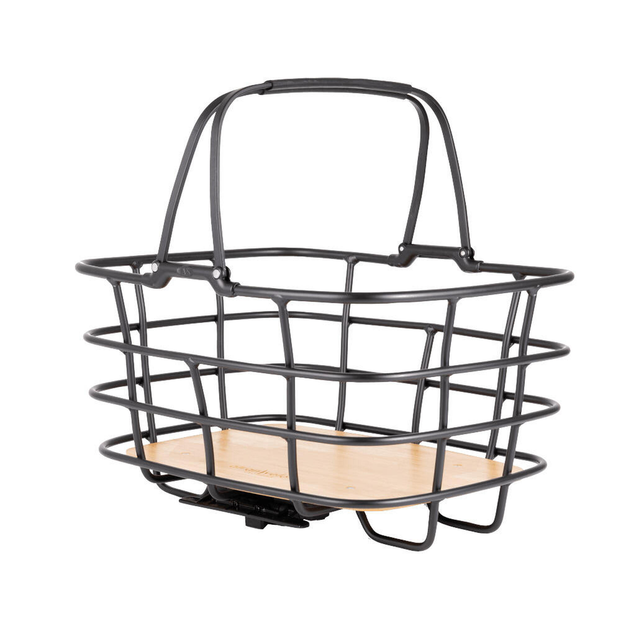 ATRAN VELO AtranVelo Cycle Basket AVS DUO Large Bamboo Base 27 Litre