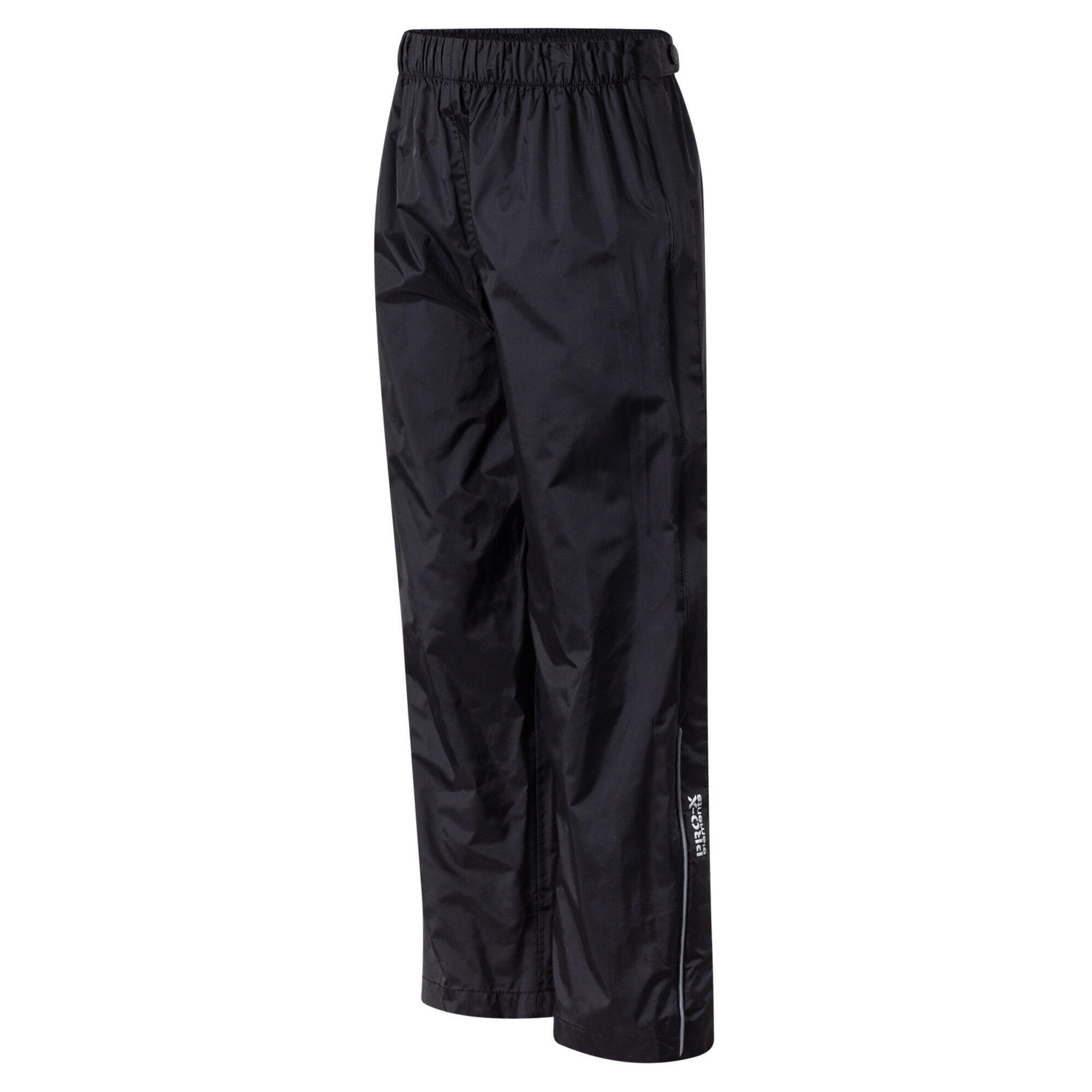 Pro-x Elements - Pantalon De Pluie Enfant Säntis Noir - Collant À Bretelles - Noir - 6 À 8 Ans - Decathlon