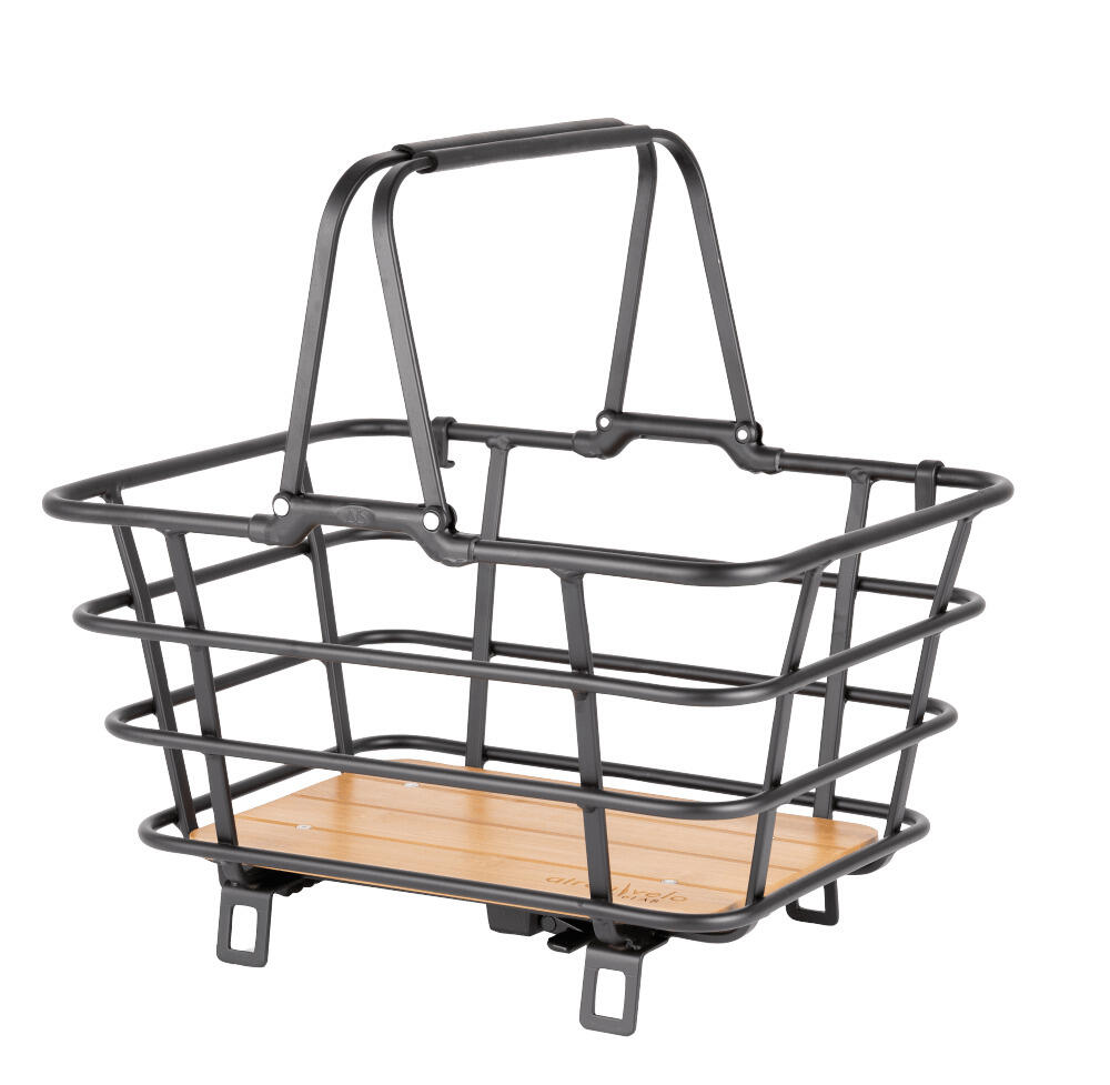 ATRAN VELO AtranVelo Cycle Basket AVS Epic Shopper Bamboo Base 23 Litre