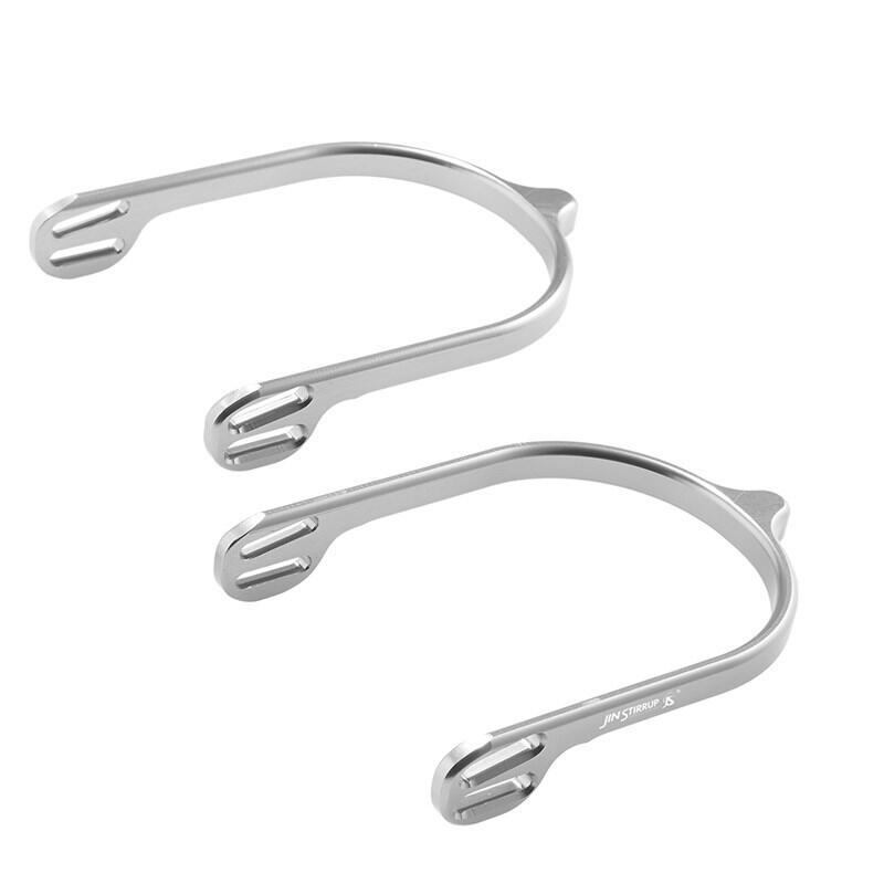 Éperon d'équitation courts en aluminium Jin Stirrup