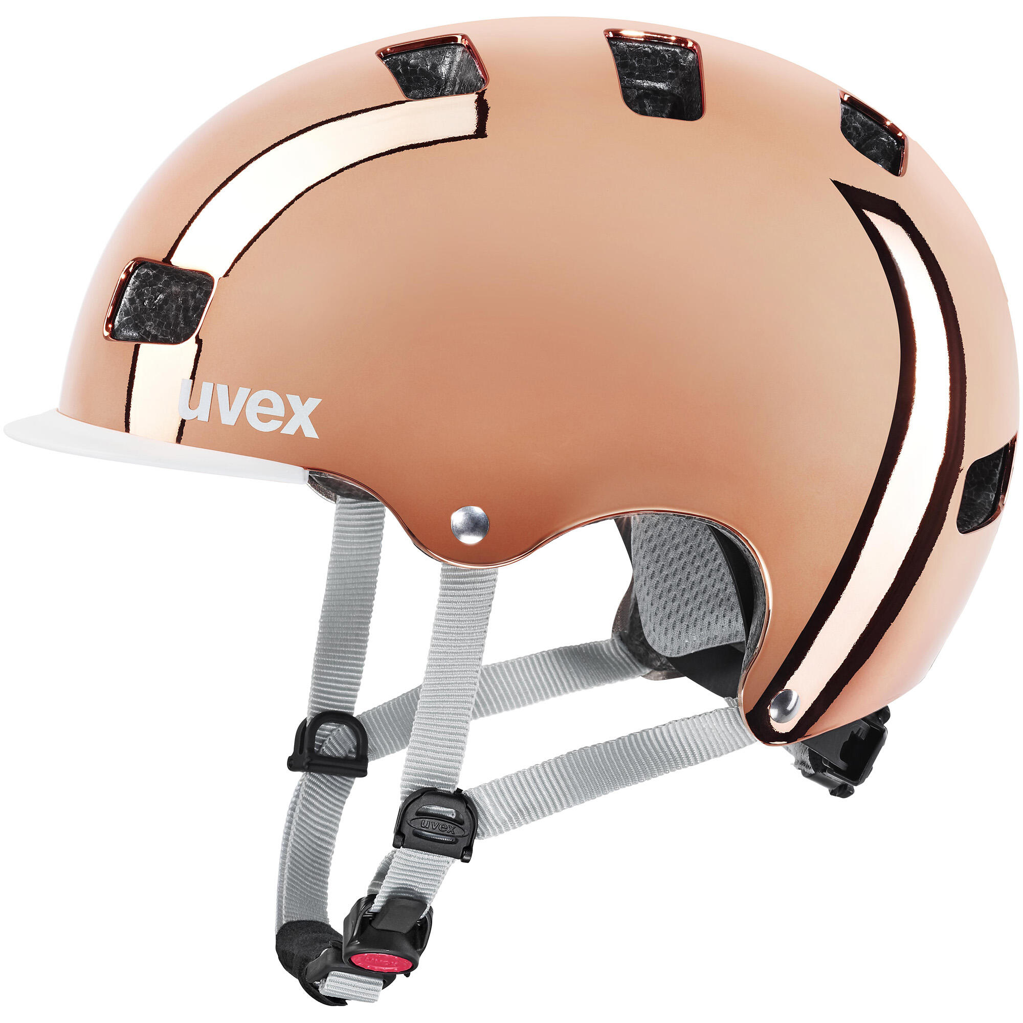 Kask rowerowy uvex hlmt 5 bike pro chrome 6/6