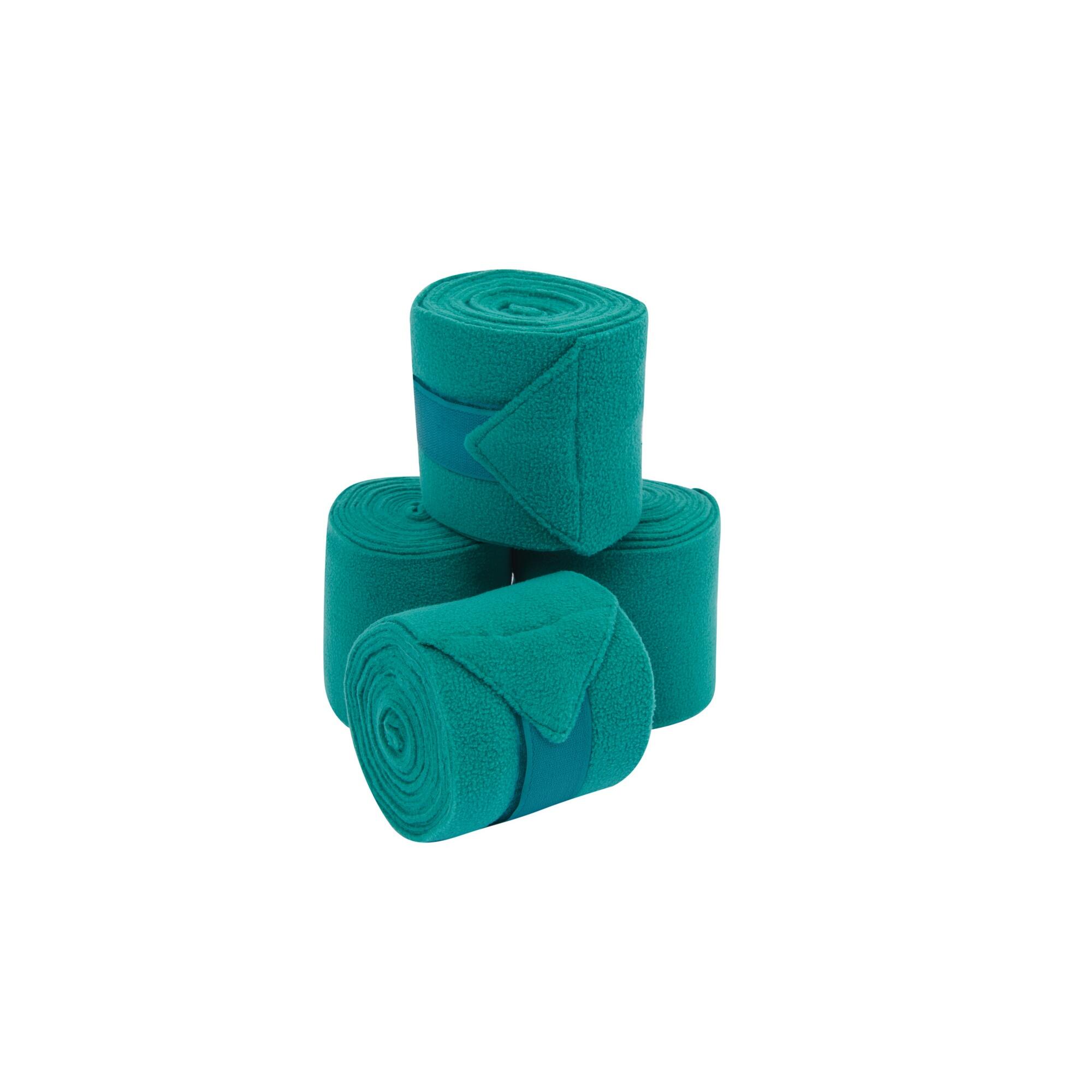 Coordinate Fleece Bandages (Pack Of 4) (Teal) 1/1