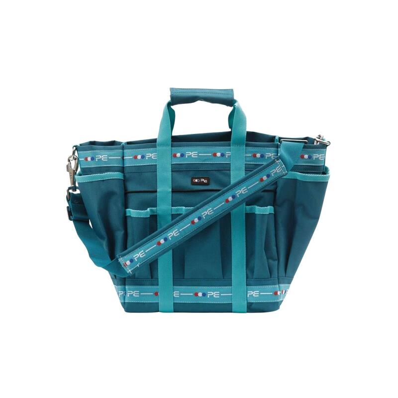 Sac de pansage équitation 22L - 900 Vert et Bleu. pour les clubs et  collectivités