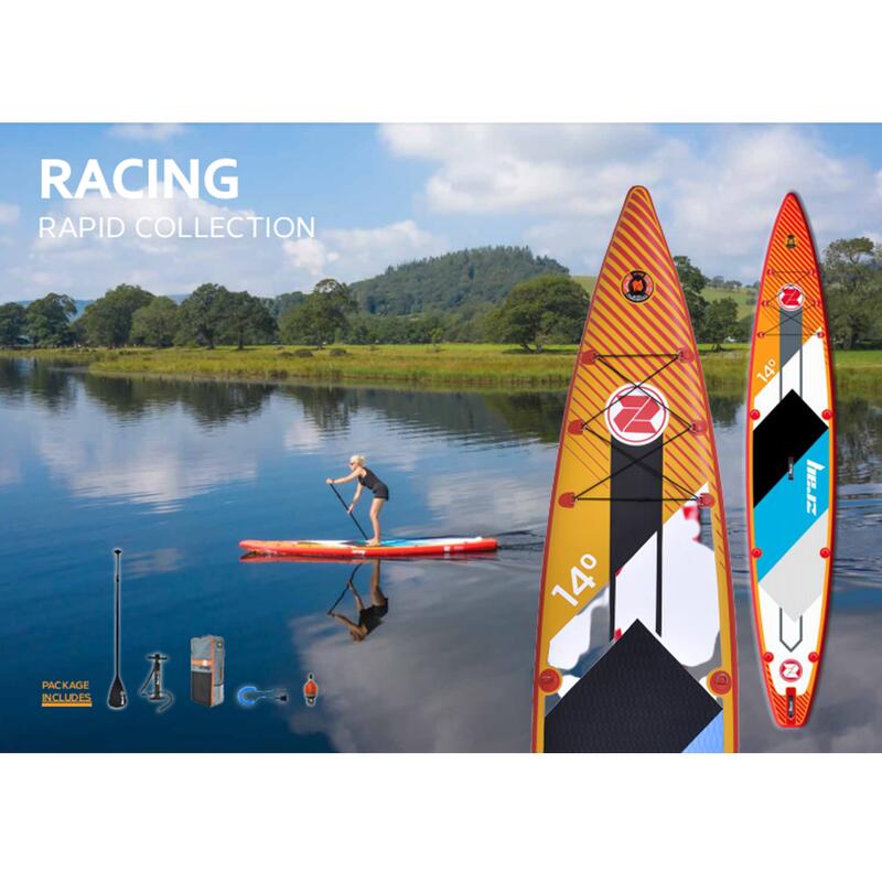 Opblaasbaar Race Supboard - Zray 14 R2 Rapid - Incl. Draagtas, peddel, pomp