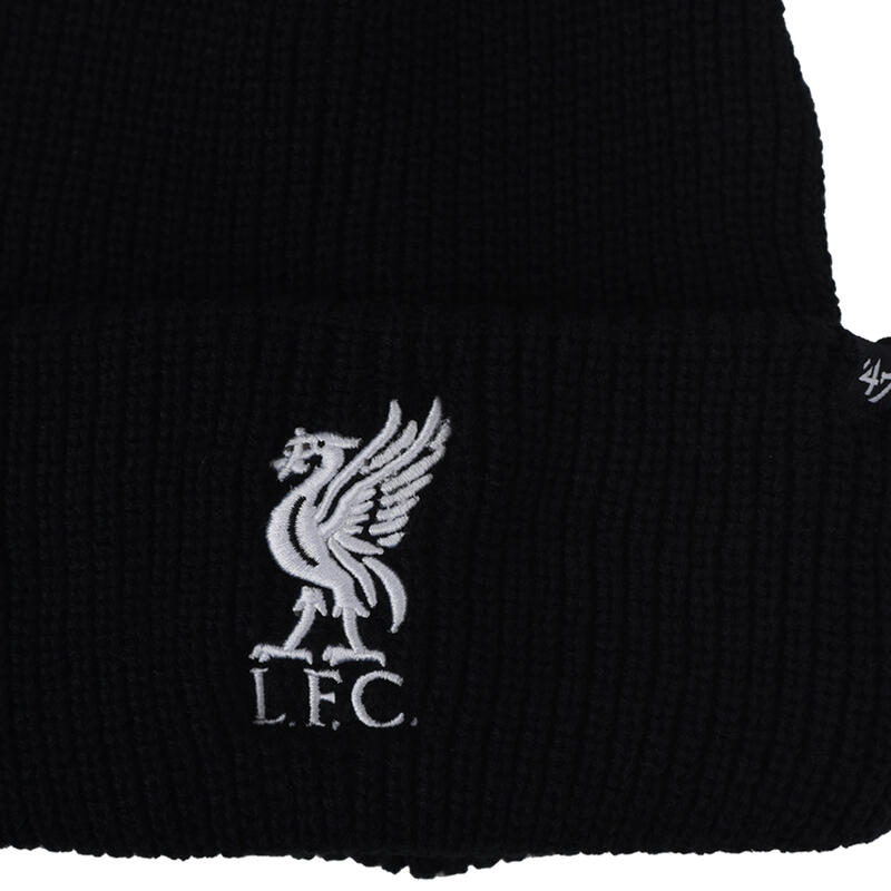 Férfi sapkák, 47 Brand EPL Liverpool FC Cuff Knit Hat, fekete