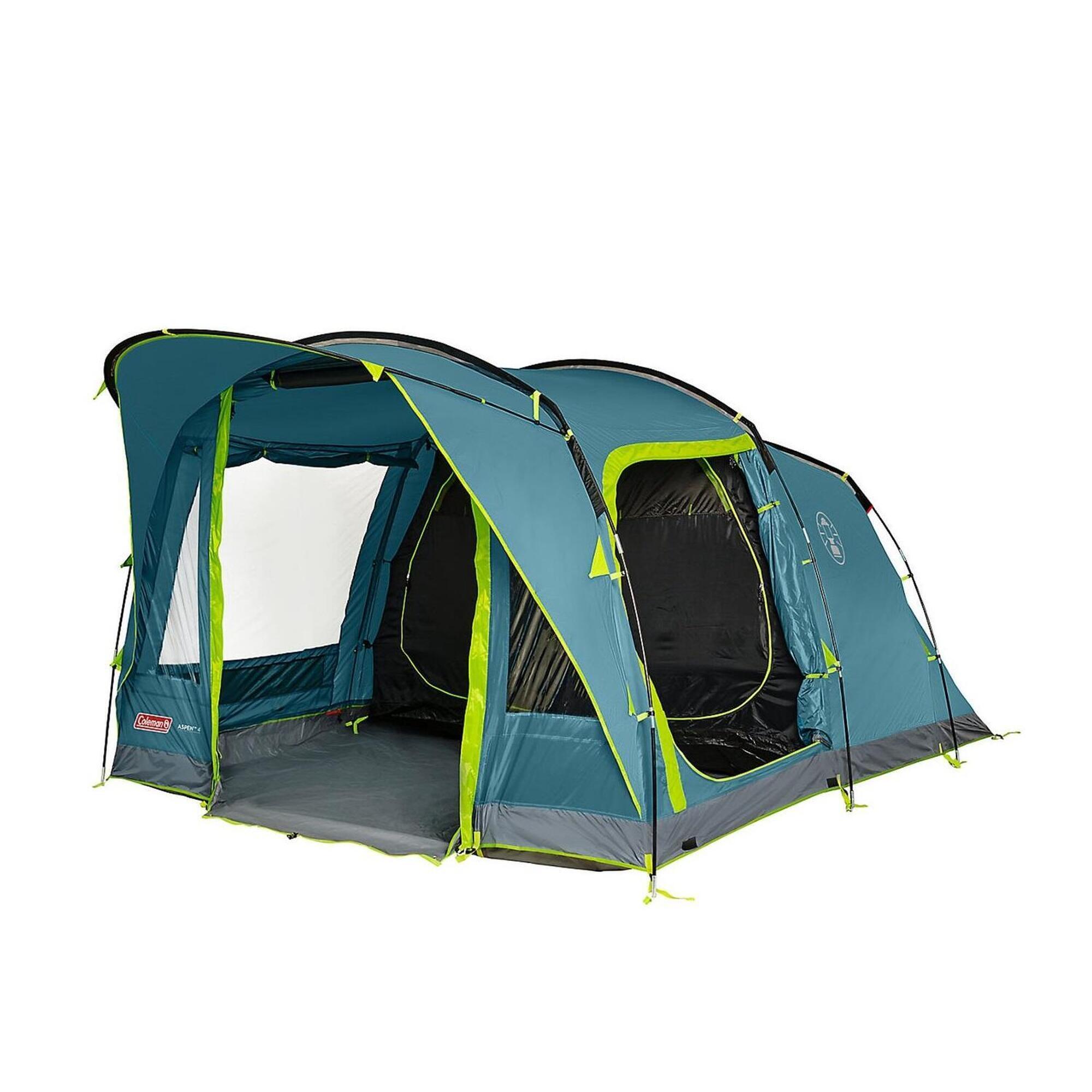 Coleman Aspen 4 Person Family Camping Tent 1/7