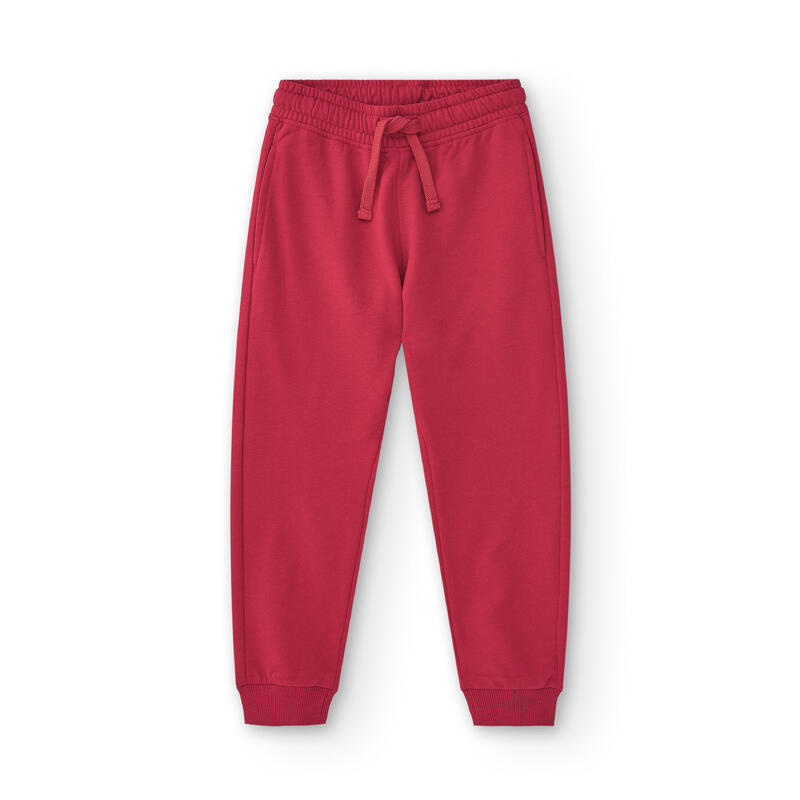 Charanga Pantalón de niño rojo algodón