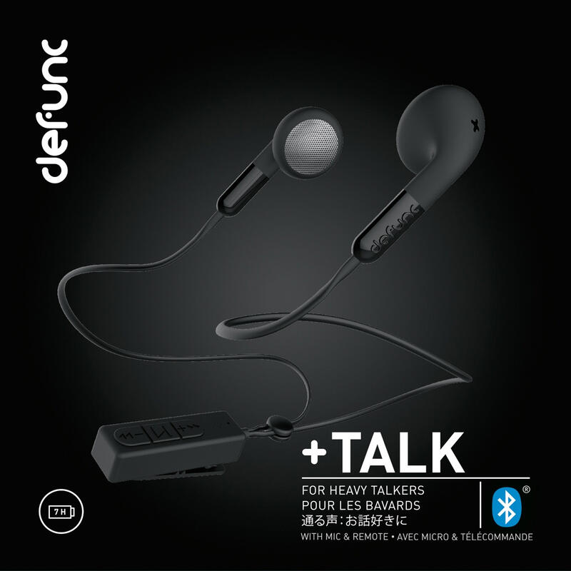 Defunc + Talk Auriculares con Cable Jack 3.5mm Blancos