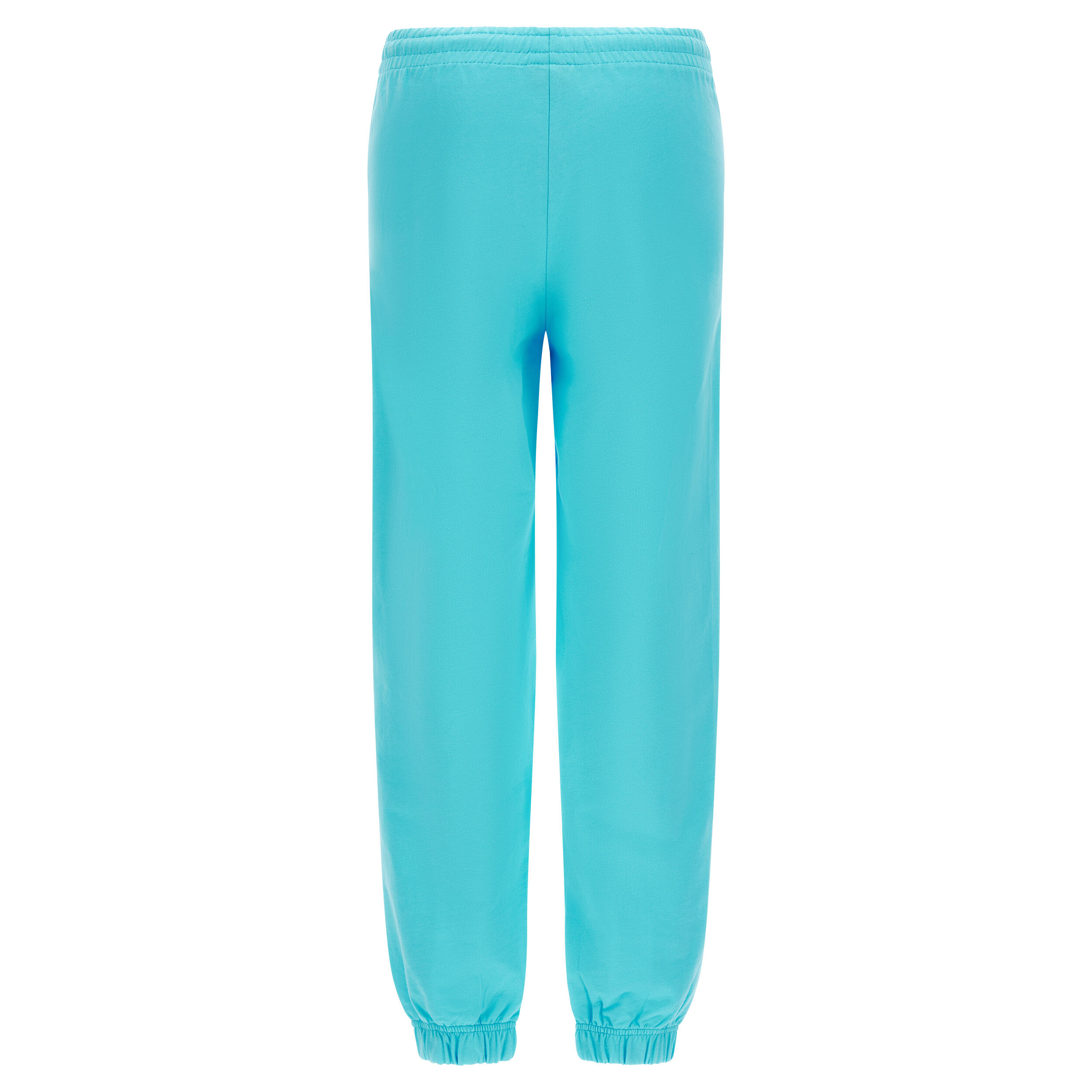 Jogger en molleton léger avec pièce décorative flamant rose ton sur ton 2/3