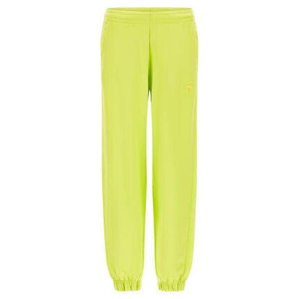 Jogger en molleton léger avec pièce décorative flamant rose ton sur ton