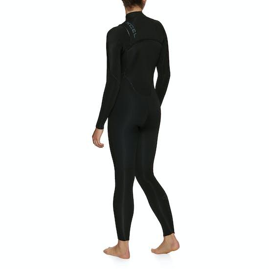 Xcel 4/3 Womens Comp Chest Zip Wetsuit Black 4/7