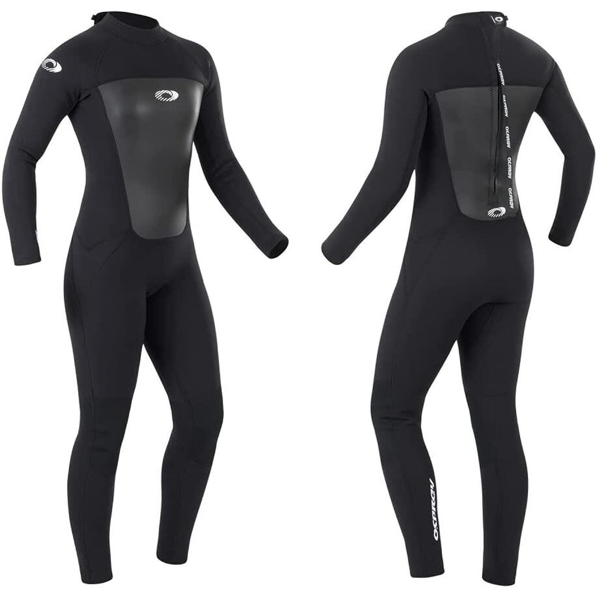 OSPREY ACTION SPORTS Osprey Womens 3/2 Full Length Wetsuit Black