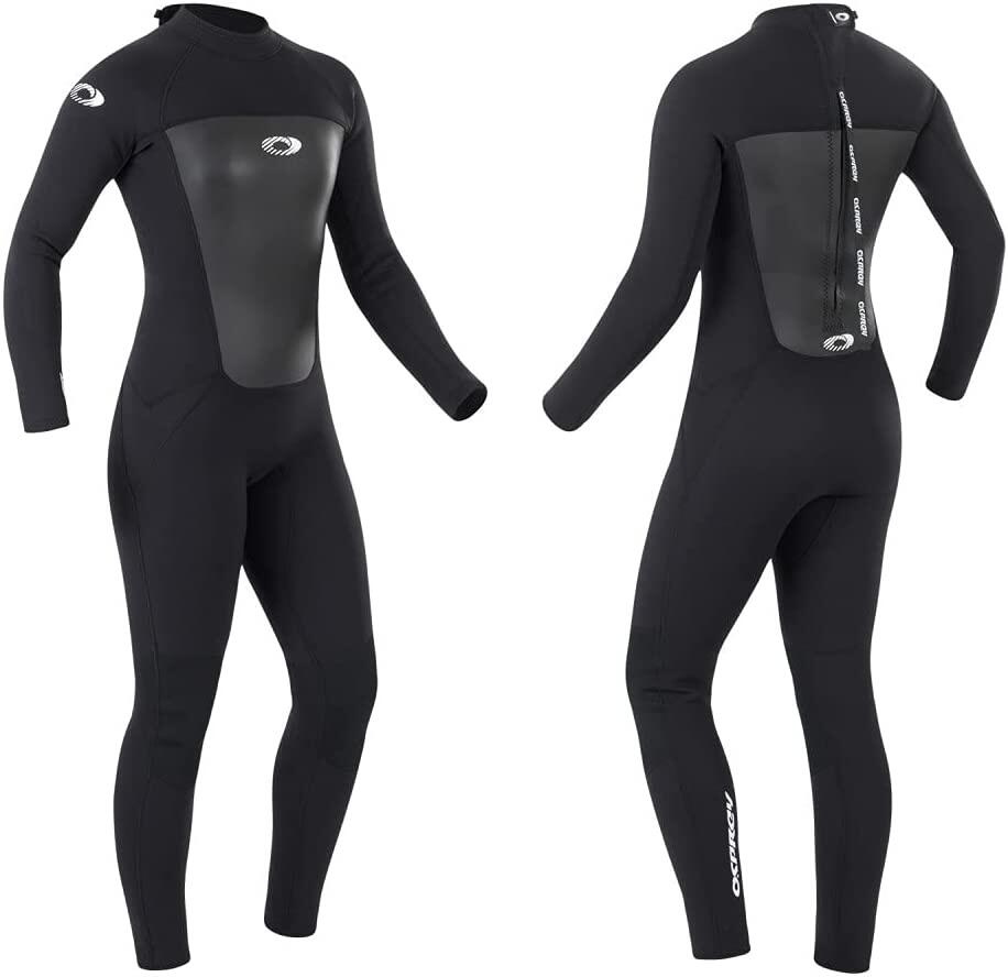 Osprey Womens 3/2 Full Length Wetsuit Black 1/7