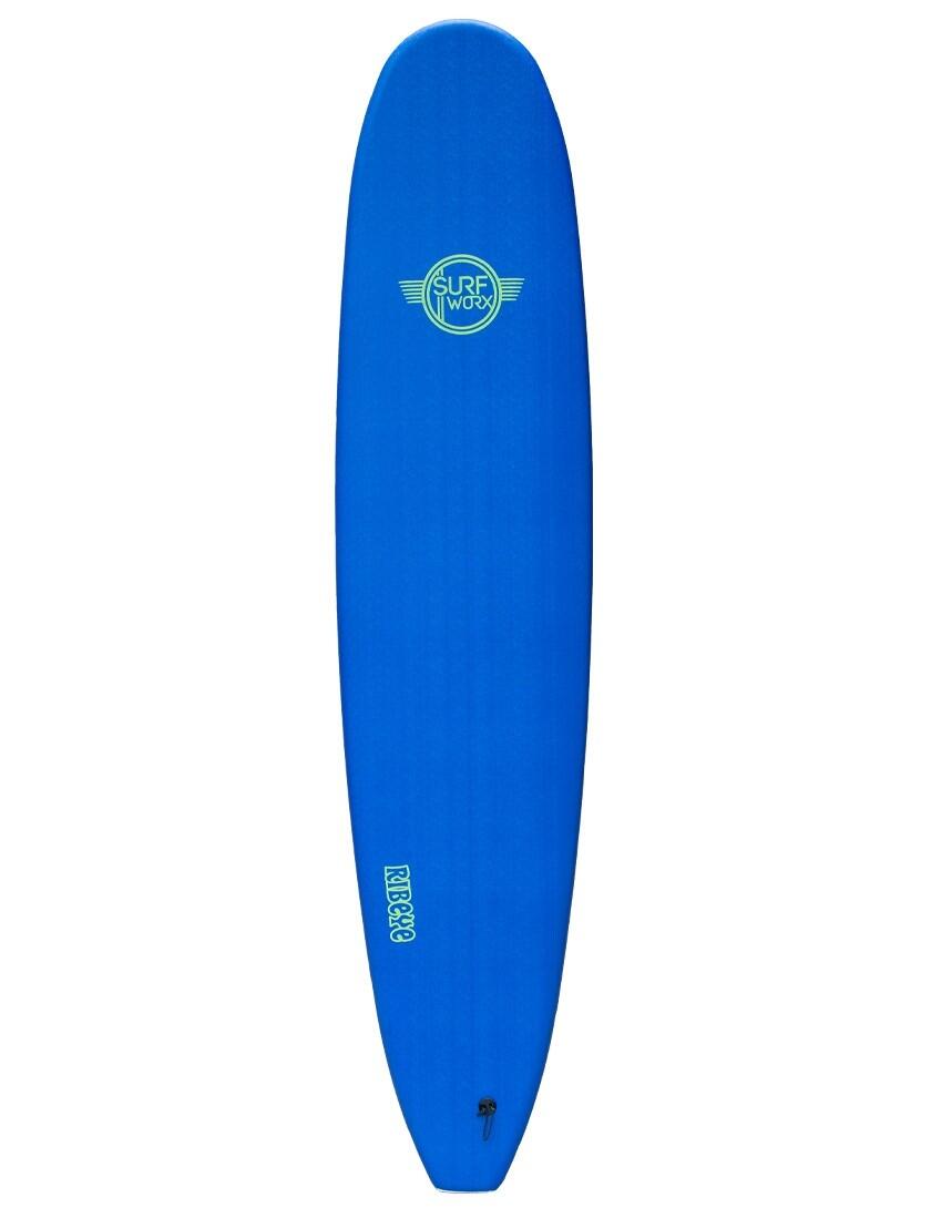 Surfworx Ribeye Mini Mal soft surfboard 9ft 0 Navy 3/6