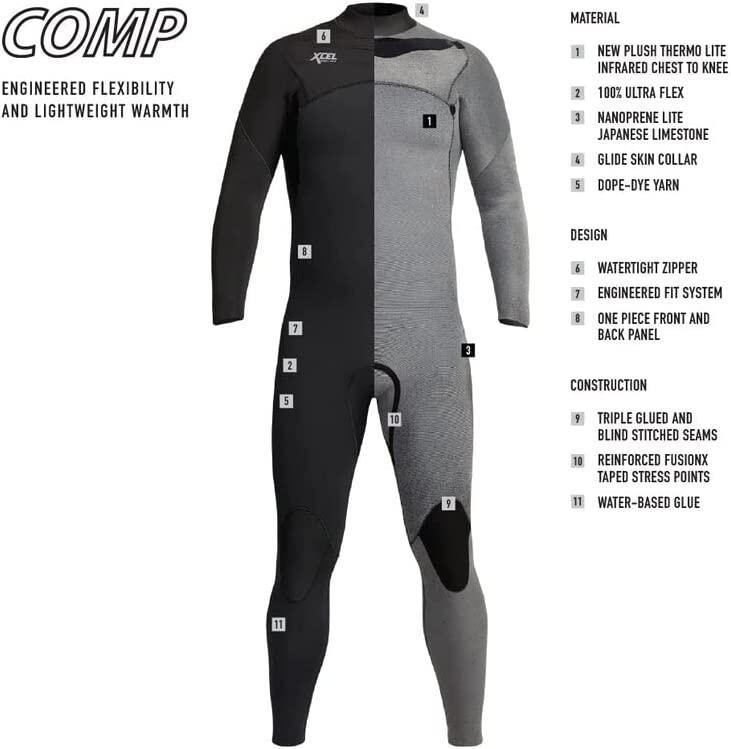 Xcel 4/3 Comp Thermo Lite Wetsuit 4/7