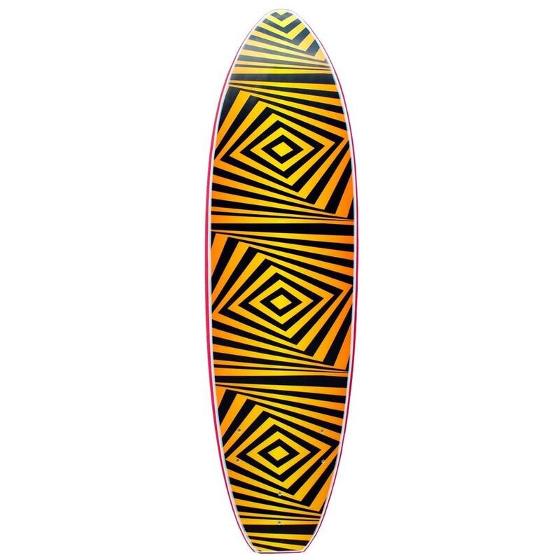 Surfworx Hellcat Mini Mal soft surfboard Red SURFWORX Decathlon