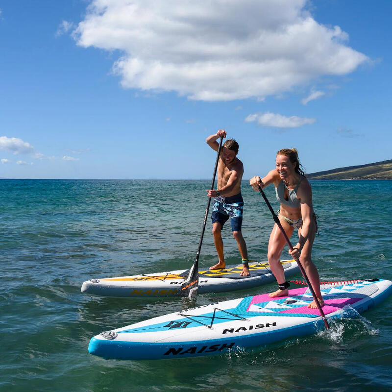 ONE Inflatable 12'6" SUP Board - White/Orange