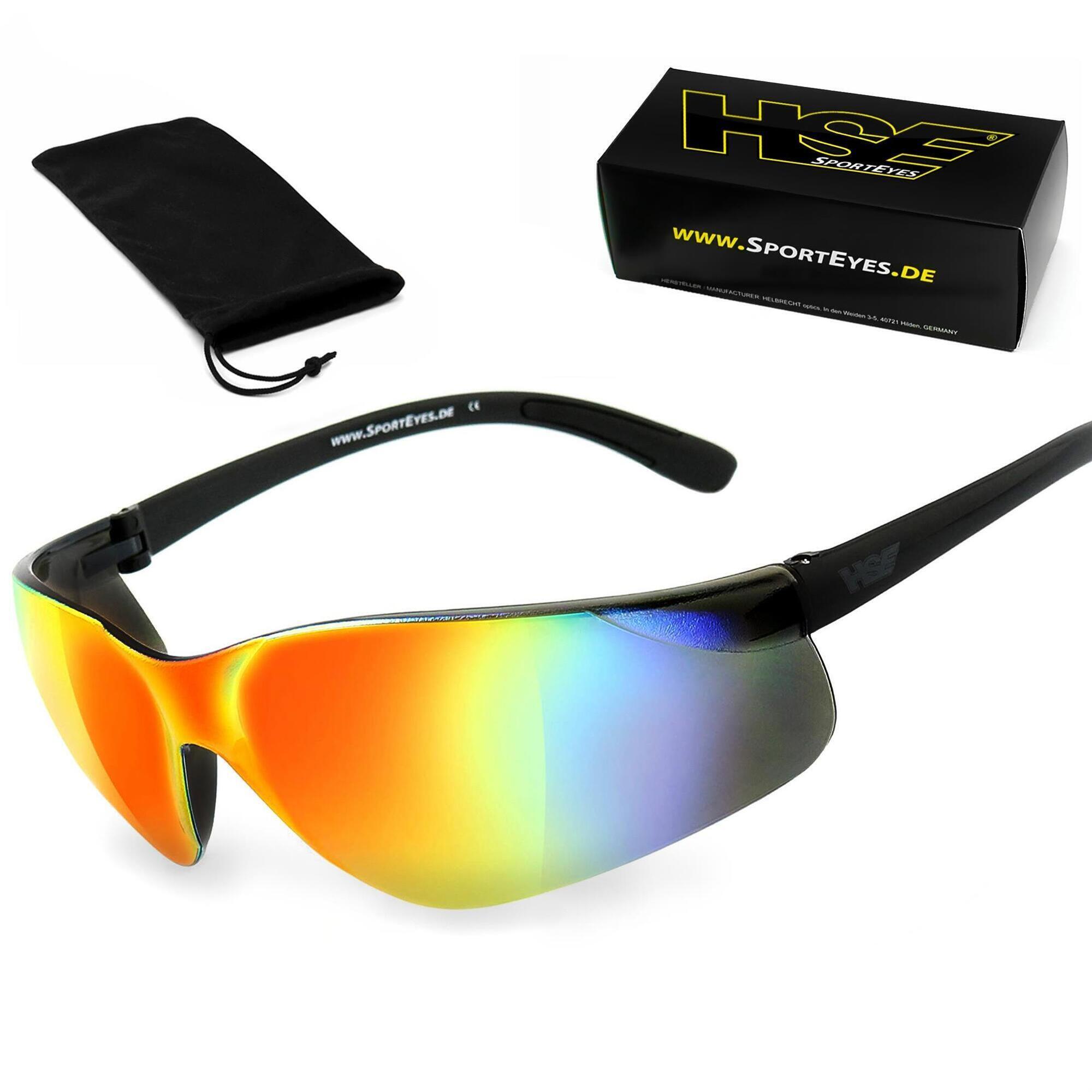 HSE - SPORTEYES Sportbrille | DEFENDER 1.0 | Laser red | Steinschlagbeständig | beschlagfrei