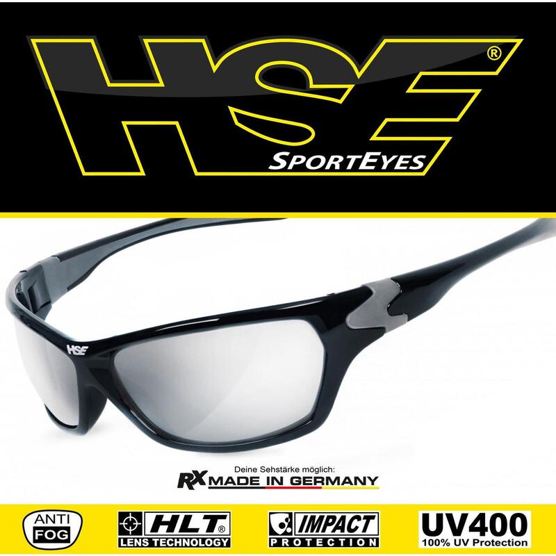 Sportbrille | HIGHSIDER | Laser silver | Steinschlagbeständig | beschlagfrei