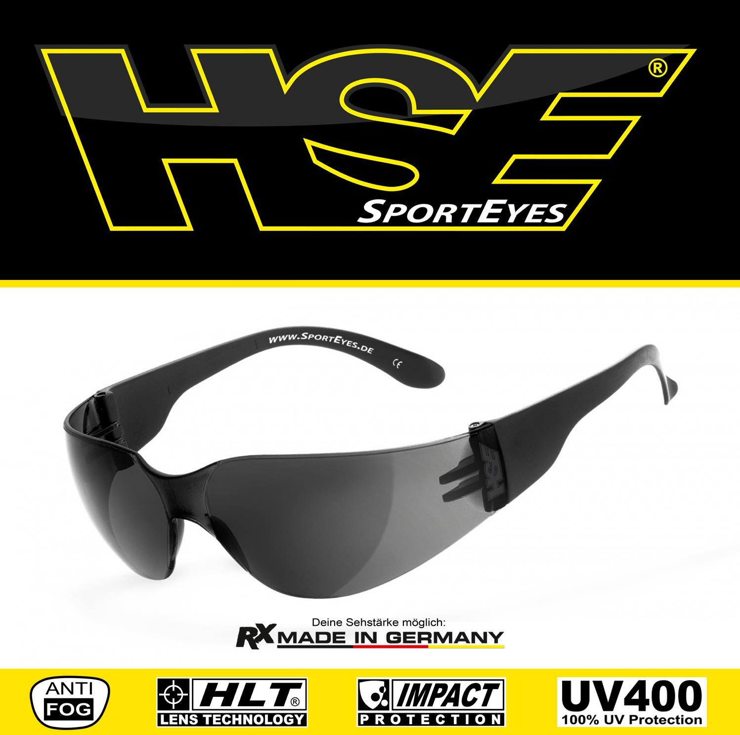 Sportbrille | SPRINTER 2.2 | smoke | Steinschlagbeständig | beschlagfrei 2/5